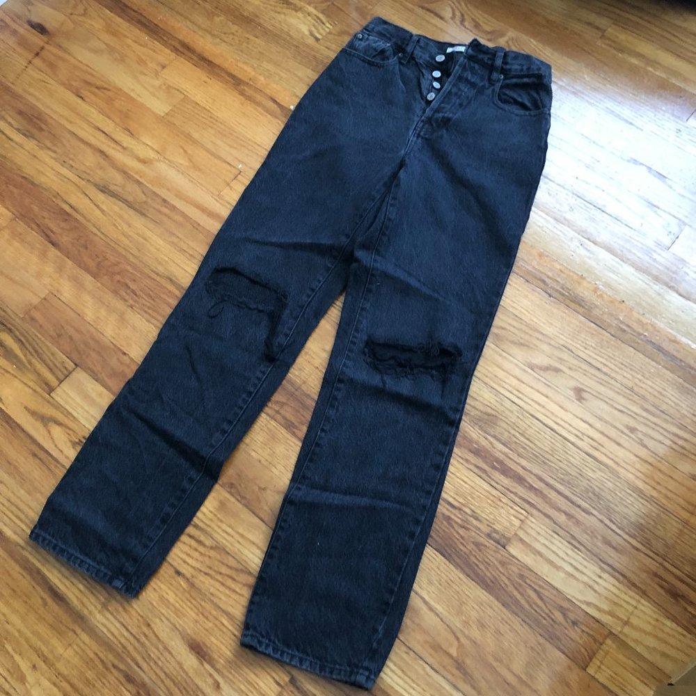 black dad jeans PACSUN